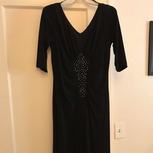 Black full length gown